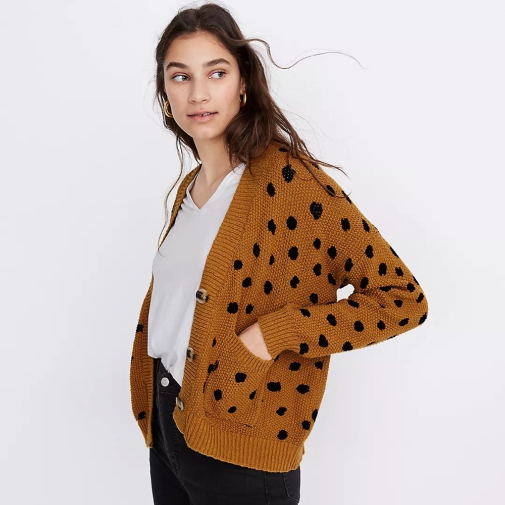 Madewell Dot Cardigan